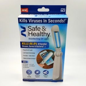 2️⃣NWT As Seen On TV-SAFE & HEALTHY DISINFECTING UV LIGHT - Portable